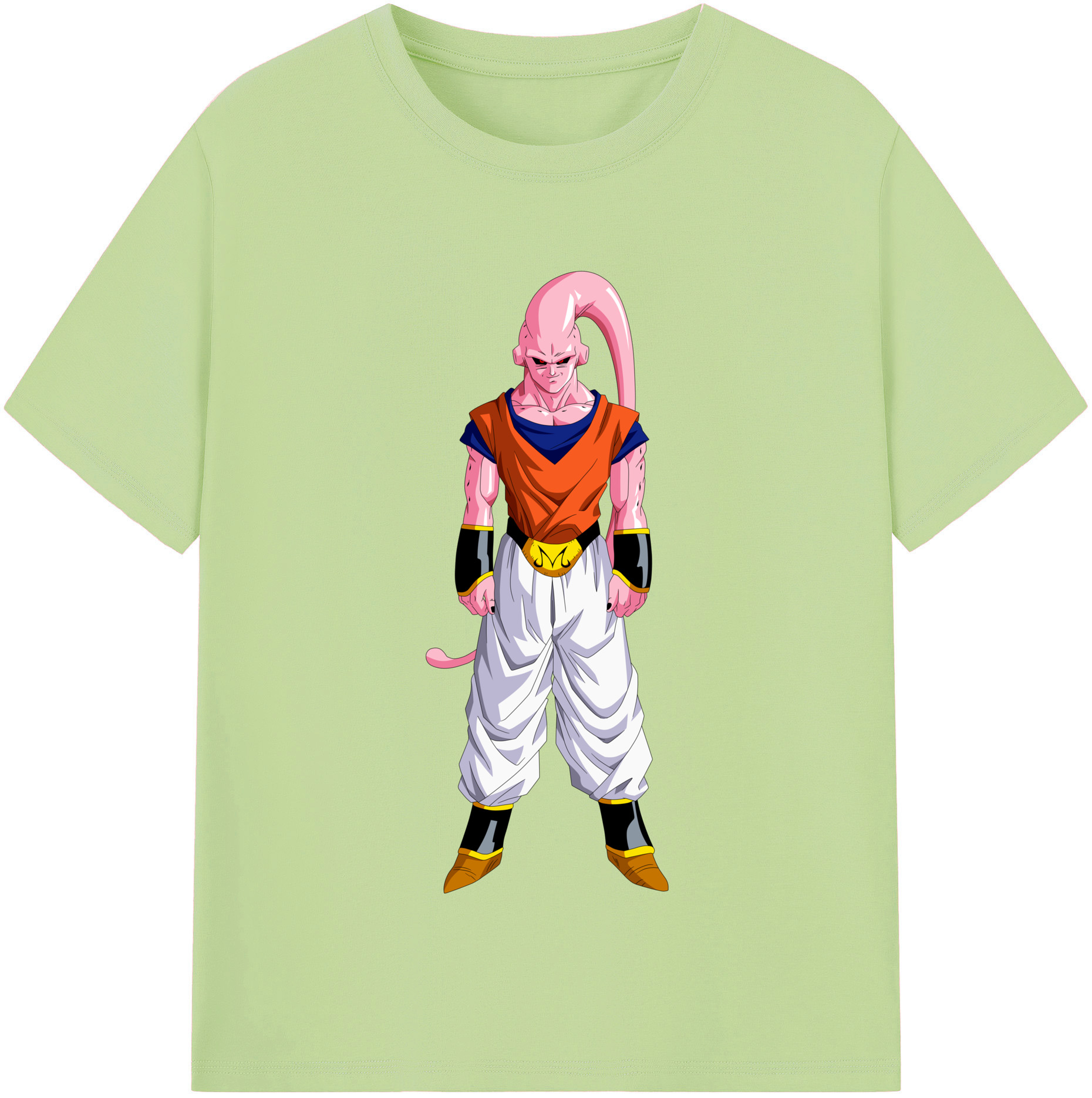 （画像用） ドラゴンボール 魔人ブウ DRAGON BALL Majin Buu 綿100％半袖Tシャツ（フロントプリント）